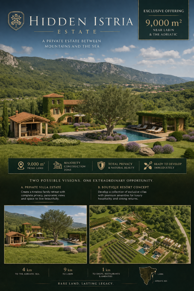 Luxury Development Opportunity, Pure Istrian Experience Novigrad
